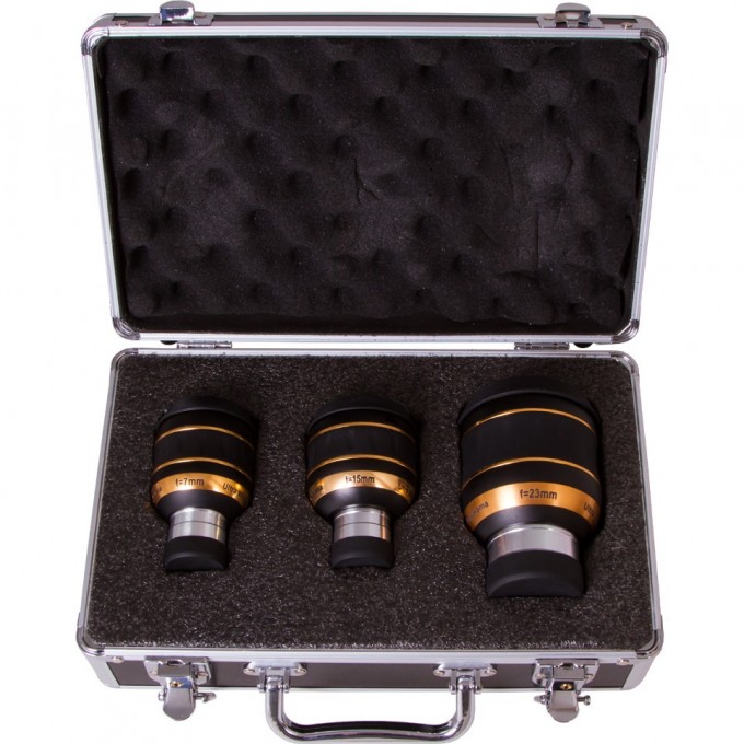 Набор окуляров SKY-WATCHER UWA 82° (7 мм, 15 мм, 23 мм) 70497 Набор окуляров SKY-WATCHER UWA 82° (7 мм, 15 мм, 23 мм) 70497